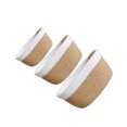 thumbnail image 2 of mmirethe 3 Pieces Storage Basket Cotton Rope Woven Bathroom Organizer Color Matching Sundries Box Hamper Large Capacity Light coffee, 2 of 6