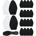 thumbnail image 1 of 20 unidades de medias suelas autoadhesivas de ante, almohadillas antideslizantes para zapatos, protectores de suela, parches adhesivos de ante., 1 of 9