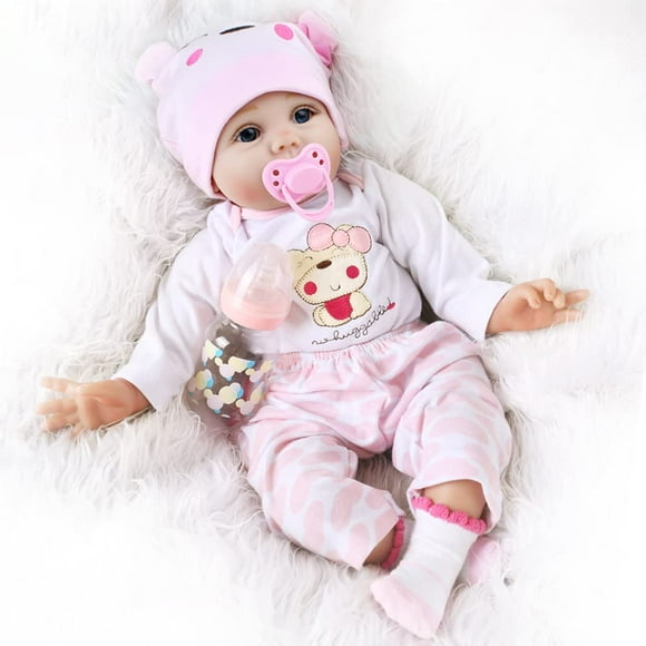 CHAREX Reborn Baby Dolls Girl - 16 Inches Realistic Soft Vinyl Newborn Baby Doll That Look Real, Best Toy for Kids Ages 3+