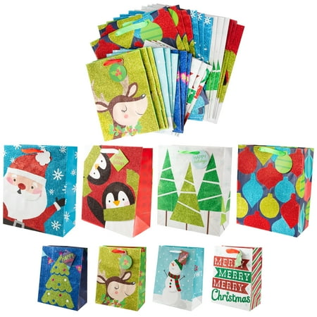 Assorted Christmas Gift Bags 24ct Assorted Christmas Gift Bags 24ct