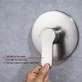 thumbnail image 6 of Boyel Living Wall Mount Balance Valve Shower System Round 10 inch Shower Head with Handheld Shower Brushed Nickel, 6 of 6
