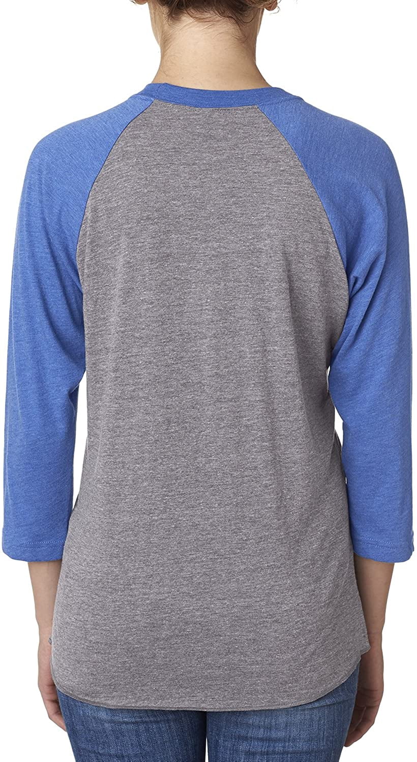 Mens Clementine Tri-Blend 3/4-Sleeve Raglan Tee