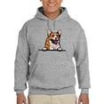 thumbnail image 4 of Color Corgi Peeking Hoodie Men -Image by Shutterstock, Male XX-Large, 4 of 7