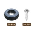 thumbnail image 3 of Uxcell 20 Pack Furniture Slider Pads, 0.75 Inch Screw on Furniture Glides Sliders, Blue, 3 of 6