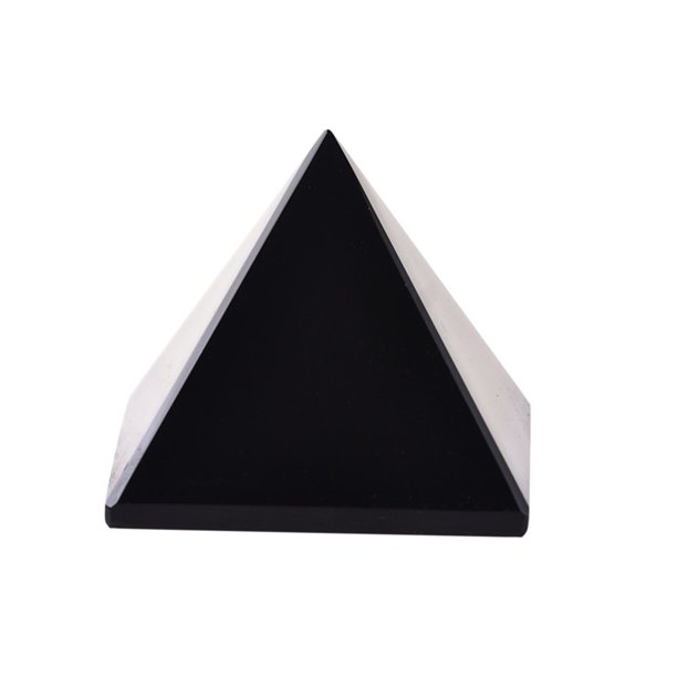 Decoraciones de Cristal para el Hogar Pirámide de Obsidiana Natural Torre de Cristal Decorativa Oficina Del Hogar Cristal Decorativo Artesanías de Cristal 6 Tamaños Cristales para Artesanías