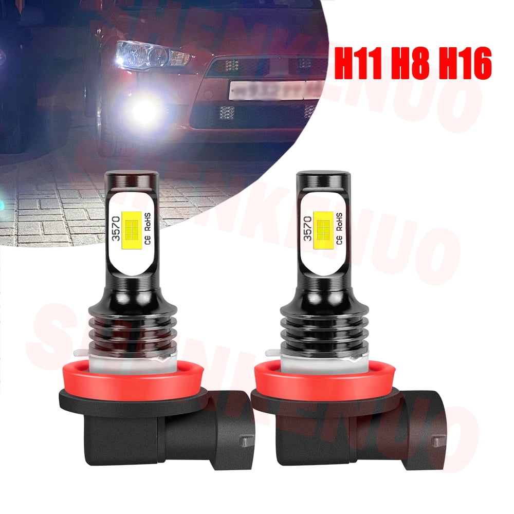 H11/H8 LED Light Bulbs for Mitsubishi Lancer 2008 2009 2010 2011
