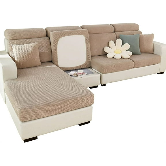 1 Pack All-Inclusive Sofa Cover,Four-Season Universal Sofa Cushion Cover,Wear-Resistant Sofa Cover,L-Shape Sectional Couch Covers,Separate Cushion Couch Chaise Cover