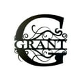 thumbnail image 2 of Black Iron Wall Decor Letters - Custom Family Name Sign for Indoor & Outdoor Home Decor, 2 of 6