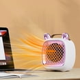 thumbnail image 2 of Space Heater - Space Heater Office, Heaters for Outdoor Use, Pink Space Heater, Space Heaters for Indoor Use, Personal Heater, Radiator Heater, Desk Space Heater, Mini Heater for Office Desk, 2 of 6