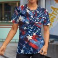 thumbnail image 5 of IROINNID Patriotic Shirts for Women Round Neck T-Shirt America Independence Day Blouse Tops Short Sleeve Tops, 5 of 6
