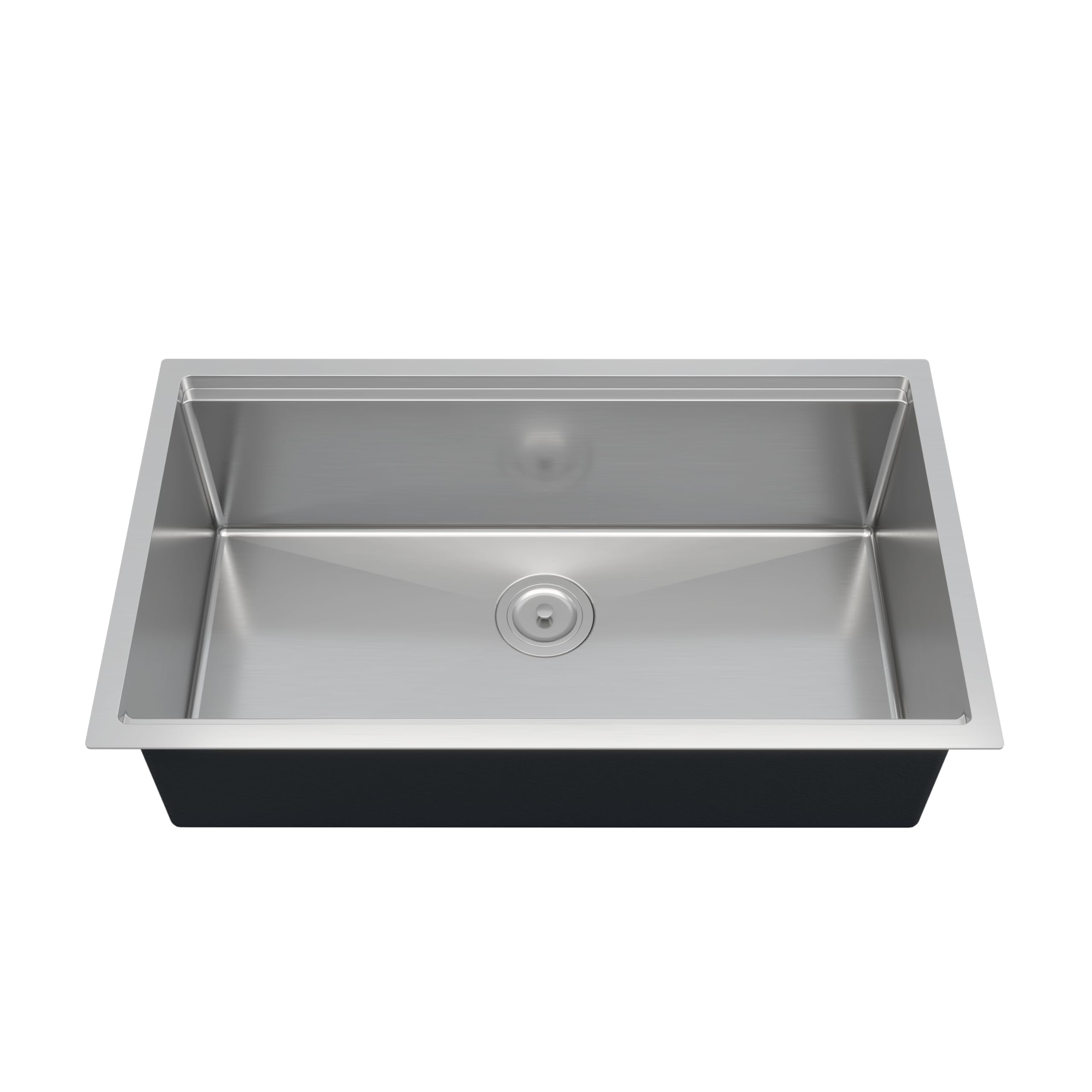 33x19 Inch Undermount Kitchen Sink, Double Bowl Flat Bottom Design, 16 Gauge 304 Stainless Steel Construction, 10 Inch Deep, Includes Bottom Grid and Drain Assembly