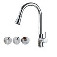 thumbnail image 1 of Chrome/Black/Golden Pull Out Kitchen Faucets Hot Cold Water Stream Sprayer Spout Pull Down Tap Mixer Crane For Kitchen ,Effortless Installation, 1 of 7