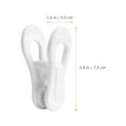 thumbnail image 4 of 10Pcs Non Slip Plastic Clips for Laundry and Skirts 7.0x4.0x2.5in, 4 of 9