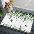 thumbnail image 3 of Rectangle Area Rugs 2 x 3 Ft, Green Spring Botanical Non-Slip Residential Carpet, Weeping Eucalyptus Butterfly Indoor Crawling Mats Runner Rugs for Living Room/Dining Room/Bedroom, 3 of 8