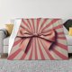 thumbnail image 1 of Fotbe Retro Bow Manta de Franela con Estampado, Manta Ultrasuave para Cama, Sofá, Auto, Hipoalergénica y Antibolitas-40"x30", 1 of 6