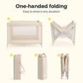 thumbnail image 6 of HARPPA Baby Playard with Bassinet,Pack and Play for Newborn,Portable Infant Playard,Beige, 6 of 7
