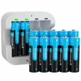 thumbnail image 1 of Pilas AA de litio recargables Kratax 1,5 V 3500 mWh, paquete de 12, 1 of 8