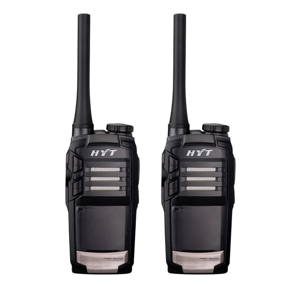 Kit 2 Radios Hytera Tc320 Uhf Negro.