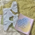 thumbnail image 2 of Ins Stylish Cute Ribbon Bow Transparent Phone Case For iPhone 15 14 13 12 11 Pro Max X XR 7 8 Plus SE 3 Shockproof Soft Cover ZR, 2 of 7