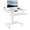 White, variant on VIVO Black 36" Electric Mobile Height Adjustable Two Platform Standing Desk