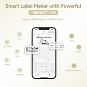 NIIMBOT B1 Label Makers, 2 Inch Bluetooth Label Maker Auto Identification Portable Label Printer (Gray)