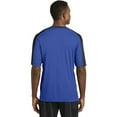 thumbnail image 2 of Sport-Tek PosiCharge Competitor Sleeve Blocked Tee-L (True Royal/ Black), 2 of 5