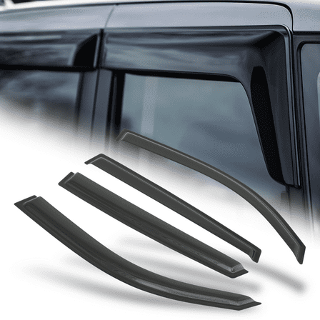 M-AUTO 4Pcs Window Visor Shade Smoke Vent Wind Deflector Guard for 2001-2010 Chrysler PT Cruiser