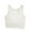White, variant on Lmnyox Womens Crop Tank Tops Sleeveless Scoop Neck Casual Basic Undershirts Solid Color Comfy Summer Shirts