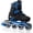 Blue, variant on MammyGol Kids Adjustable Inline Skates Light Up Roller Skates with PU Wheels Ages 7 8 9 Years Cool Cars Styles For Birthday Gifts(Golden)