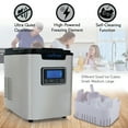 thumbnail image 5 of NutriChef PICEM62 - Countertop Ice Maker - Portable Kitchen Ice Cube Machine, Stainless Steel (3 Sizes of Ice Cubes), 5 of 9