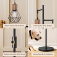 thumbnail image 2 of EDISHINE 65" Dimmable Rattan Tree Floor Lamp With 3 Bulbs Included, 2 of 8