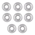 thumbnail image 2 of Rodamiento de monopatín shamjiam 16 Piezas 608RS Abec 9 8x22x7mm para rodillo Longboard blanco, 2 of 9