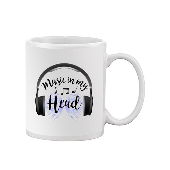 Music In My Head Mug - Smartprints Designs,