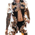 thumbnail image 4 of Conjunto Camisa Casual Para Hombre Conjunto Playa Hawaiana A, 4 of 8