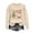 Khaki, variant on Enjoytime Womens Sweatshirts Trendy Cute Print Pullover Crewneck Sweatshirt Fall Winter Loose Casual Long Sleeve Tops Army Green XXL