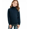 thumbnail image 6 of Turtleneck Sweaters for Boys Girls 2-15 Years Kids Winter Knitwear Clothes Long Sleeve High Neck Knit Pullover Top (14 Years, Navy), 6 of 7