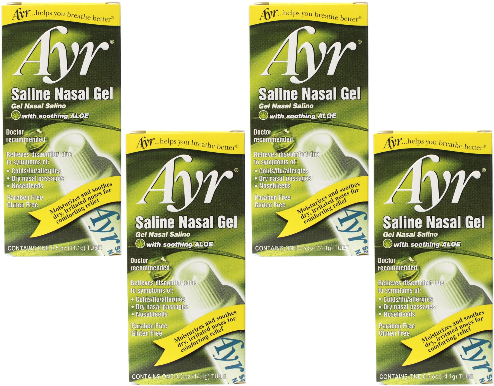 Ayr Saline Nasal Gel, Moisturizing Relief for Dry, Irritated Nasal