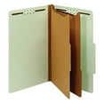 thumbnail image 2 of Office Depot Pressboard Classification Folders With Fasteners, Legal Size, 100% Recycled, Light Green, 10 pk, OD29076R, 2 of 3