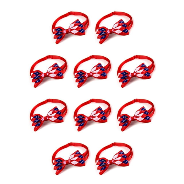 Collares para perros Greeniant Pajaritas Ajustables Cachorro a cuadros rojos CBP256492