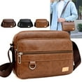 thumbnail image 1 of Xihbxyly Mochila de Pecho para Hombre, Diseño de Piel Sintética, Correas de Hombro Ajustables, Múltiples Compartimentos, Versátil, Ideal para Llevarla Como Bandolera o Mochila, para Viajes Al Aire Li, 1 of 6