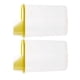 thumbnail image 2 of 2 recipientes herméticos de plástico para almacenar alimentos, vacíos, para té, café, granos y frutos secos (tamaño grande, 2,5 L, amarillo), 2 of 5
