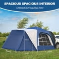 thumbnail image 3 of Lilypelle SUV Tent with Porch for Camping, 6-Person 10' x 10' Car Camping Tent w/ Screen House Room, Universal Waterproof SUV Camping Tent for Travel Camp Outdoor, 3 of 28