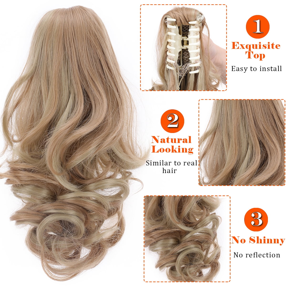 Cute Short Babydoll Pigtail Extensions (Brown)'s Code & Price