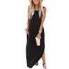 thumbnail image 1 of Vestido Largo Sin Mangas Suelto Casual Para Mujer (Negro M) Tmvgtek Mujer, 1 of 2