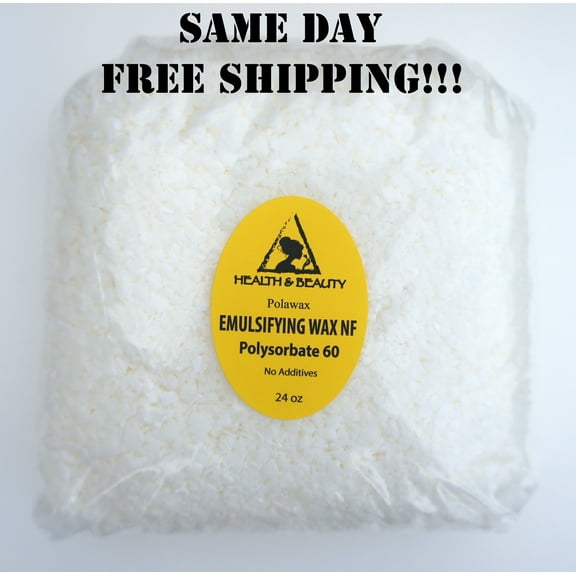 EMULSIFYING WAX NF POLYSORBATE 60 PURE POLAWAX 24 OZ