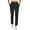 Black, variant on Womens Business Casual Pants Stretch Travel Pants On Airplane with Zipper Pockets Dressy Slacks Golf Work Office Black M