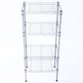 thumbnail image 5 of Zimtown 4 Tier Wire Shelving, Adjustable Storage Rack Unit for Garage Kitchen, Greenhouse Planting Shelving, 13.8”L x 9.8”W x 31.5”H, 5 of 10