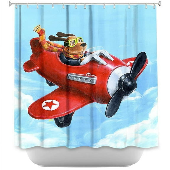 Shower Curtains - DiaNoche Designs - Wing It