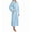 Blue, variant on Women's La Cera 8815 100% Polyester Honeycomb Fleece Robe (Pink XL)