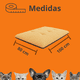 thumbnail image 3 of Cama Para Perro Ortopédica 100cm x 80 cm PawTrend Anti Micro Despertar Beta, 3 of 7